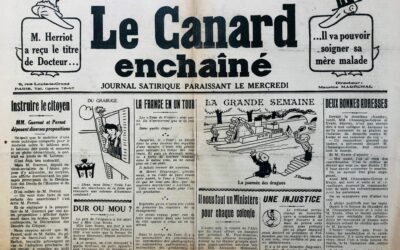N° 887 du Canard Enchaîné –  28 Juin 1933