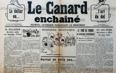 N° 888 du Canard Enchaîné –  5 Juillet 1933