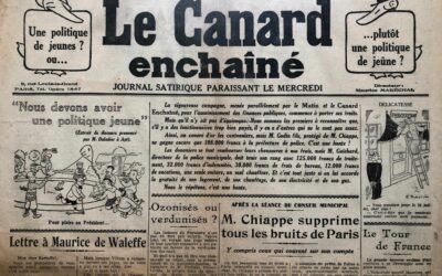 N° 889 du Canard Enchaîné –  12 Juillet 1933