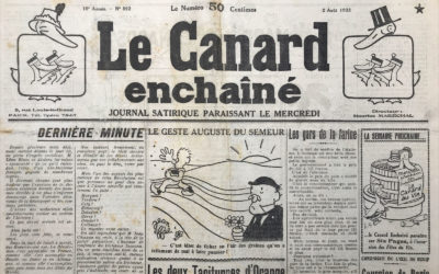 N° 892 du Canard Enchaîné –  2 Août 1933