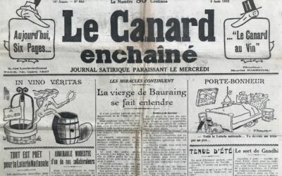 N° 893 du Canard Enchaîné –  9 Août 1933