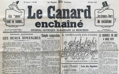 N° 896 du Canard Enchaîné –  30 Août 1933