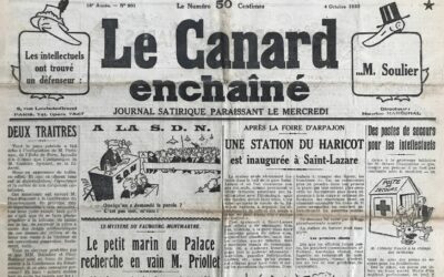 N° 901 du Canard Enchaîné –  4 Octobre 1933