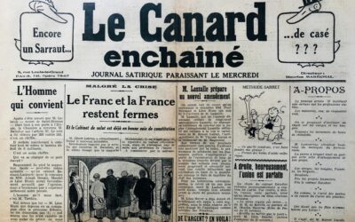 N° 904 du Canard Enchaîné –  25 Octobre 1933