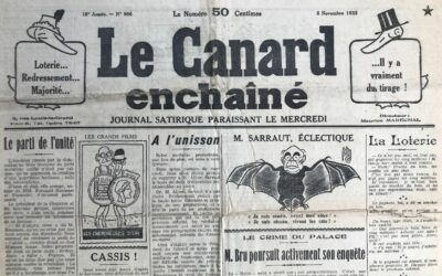 N° 906 du Canard Enchaîné –  8 Novembre 1933