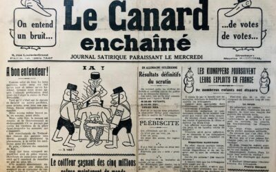 N° 907 du Canard Enchaîné –  15 Novembre 1933