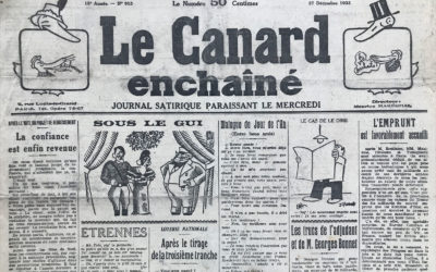 N° 913 du Canard Enchaîné –  27 Décembre 1933