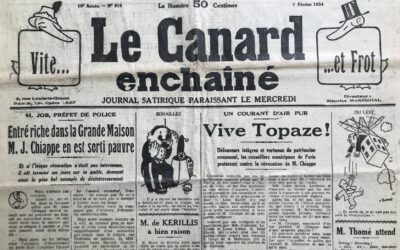 N° 919 du Canard Enchaîné –  7 Février 1934