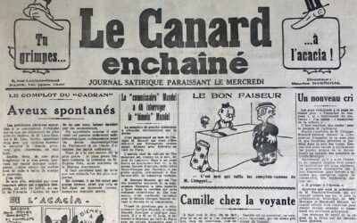 N° 924 du Canard Enchaîné –  14 Mars 1934