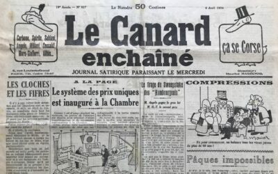 N° 927 du Canard Enchaîné –  4 Avril 1934