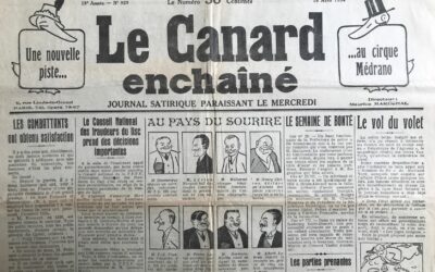 N° 929 du Canard Enchaîné –  18 Avril 1934