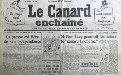 N° 930 du Canard Enchaîné –  25 Avril 1934