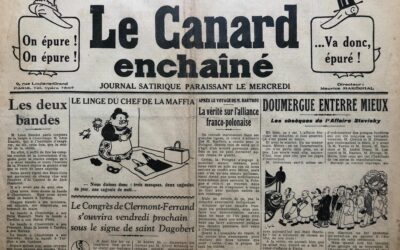N° 932 du Canard Enchaîné –  9 Mai 1934