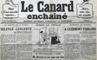 N° 933 du Canard Enchaîné –  16 Mai 1934