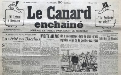 N° 937 du Canard Enchaîné –  13 Juin 1934