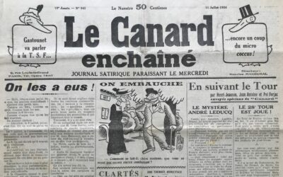 N° 941 du Canard Enchaîné –  11 Juillet 1934