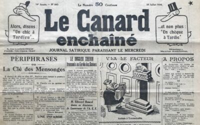 N° 943 du Canard Enchaîné –  25 Juillet 1934
