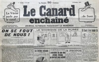 N° 954 du Canard Enchaîné –  10 Octobre 1934