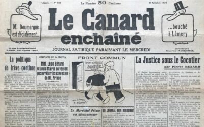 N° 955 du Canard Enchaîné –  17 Octobre 1934