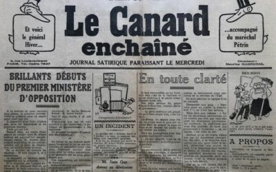 N° 958 du Canard Enchaîné –  7 Novembre 1934