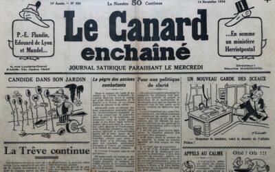 N° 959 du Canard Enchaîné –  14 Novembre 1934