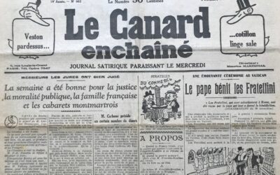 N° 962 du Canard Enchaîné –  5 Décembre 1934