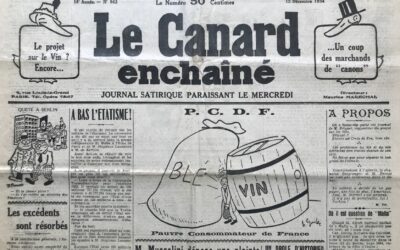 N° 963 du Canard Enchaîné –  12 Décembre 1934