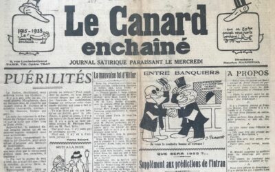N° 966 du Canard Enchaîné –  2 Janvier 1935