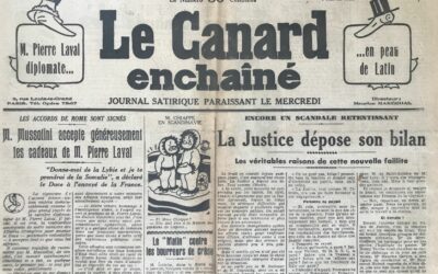 N° 967 du Canard Enchaîné –  9 Janvier 1935