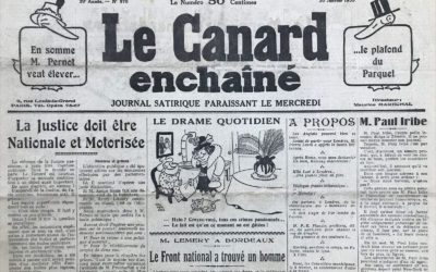 N° 970 du Canard Enchaîné –  30 Janvier 1935