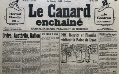 N° 976 du Canard Enchaîné –  13 Mars 1935