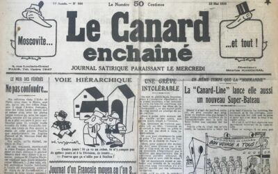 N° 986 du Canard Enchaîné –  22 Mai 1935