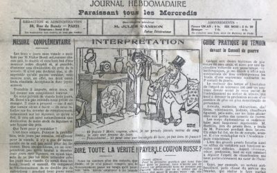 N° 99 du Canard Enchaîné –  22 Mai 1918