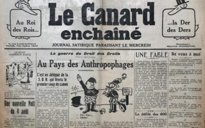N° 996 du Canard Enchaîné –  31 Juillet 1935