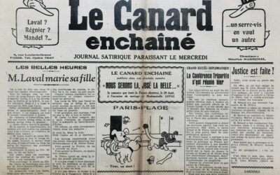 N° 997 du Canard Enchaîné –  7 Août 1935
