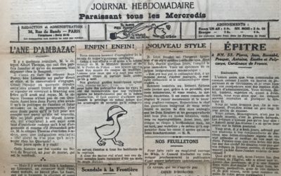 N° 111 du Canard Enchaîné –  14 Août 1918