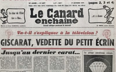 N° 3077 du Canard Enchaîné –  17 Octobre 1979