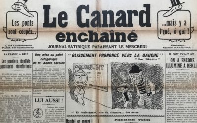 N° 827 du Canard Enchaîné –  4 Mai 1932