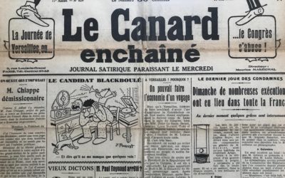 N° 828 du Canard Enchaîné –  11 Mai 1932