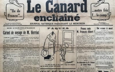 N° 877 du Canard Enchaîné –  19 Avril 1933