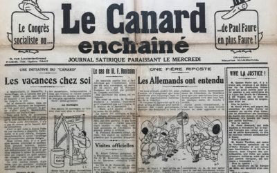 N° 890 du Canard Enchaîné –  19 Juillet 1933
