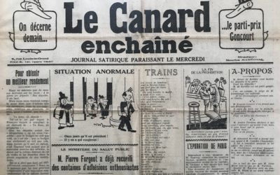 N° 910 du Canard Enchaîné –  6 Décembre 1933