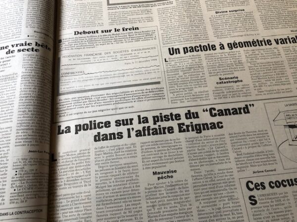 Année 1999 du Canard Enchaîné complète et brochée – Image 3