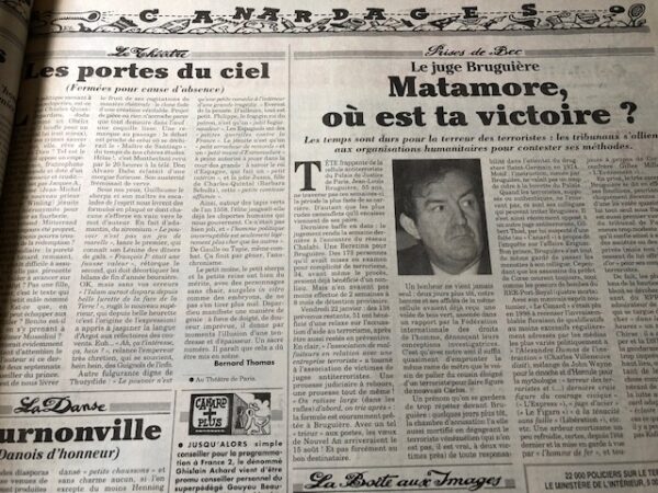 Année 1999 du Canard Enchaîné complète et brochée – Image 5