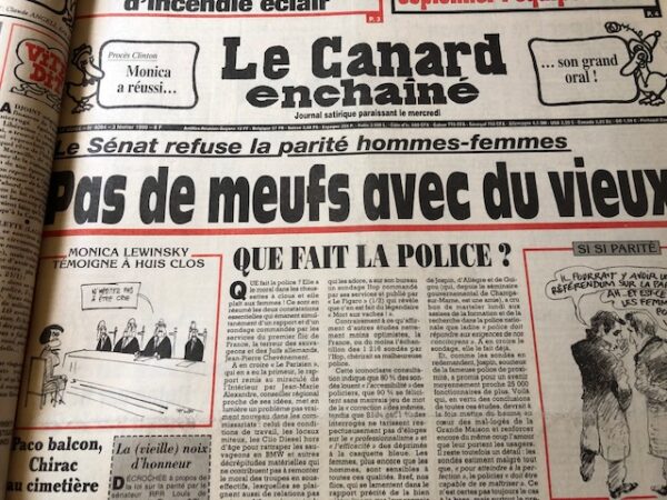 Année 1999 du Canard Enchaîné complète et brochée – Image 6