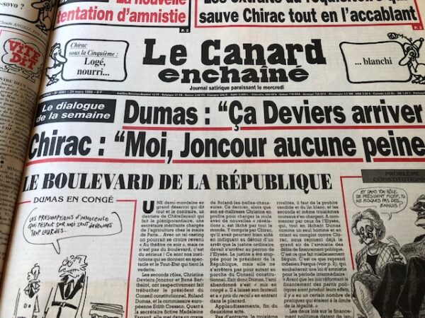 Année 1999 du Canard Enchaîné complète et brochée – Image 9