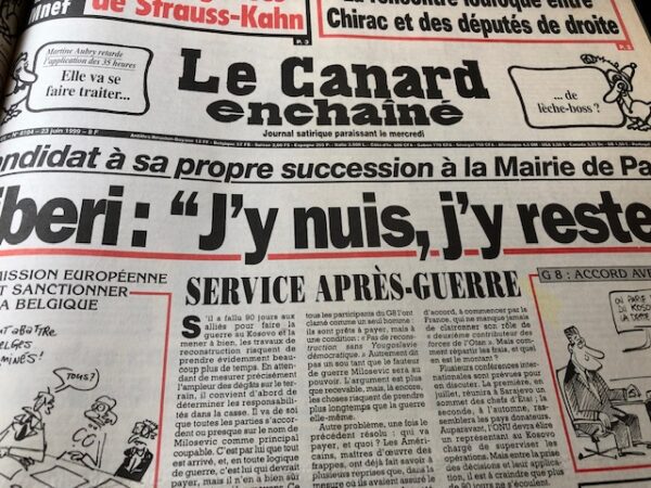 Année 1999 du Canard Enchaîné complète et brochée – Image 14