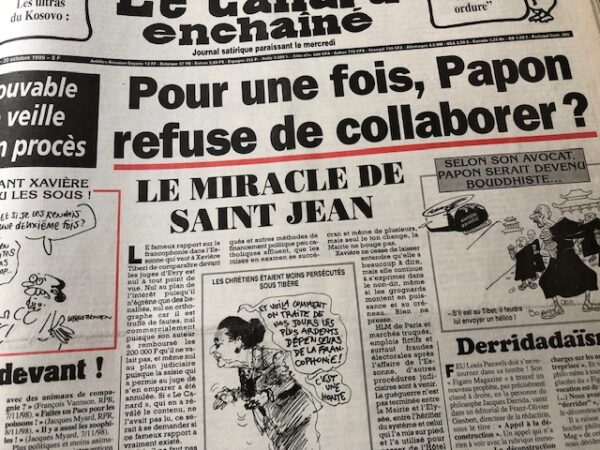 Année 1999 du Canard Enchaîné complète et brochée – Image 19