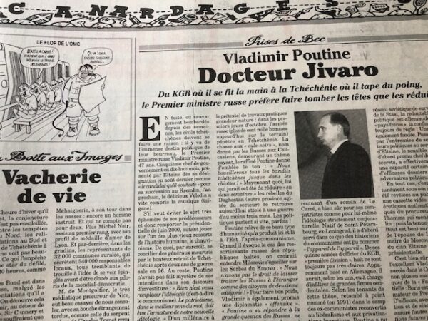 Année 1999 du Canard Enchaîné complète et brochée – Image 24