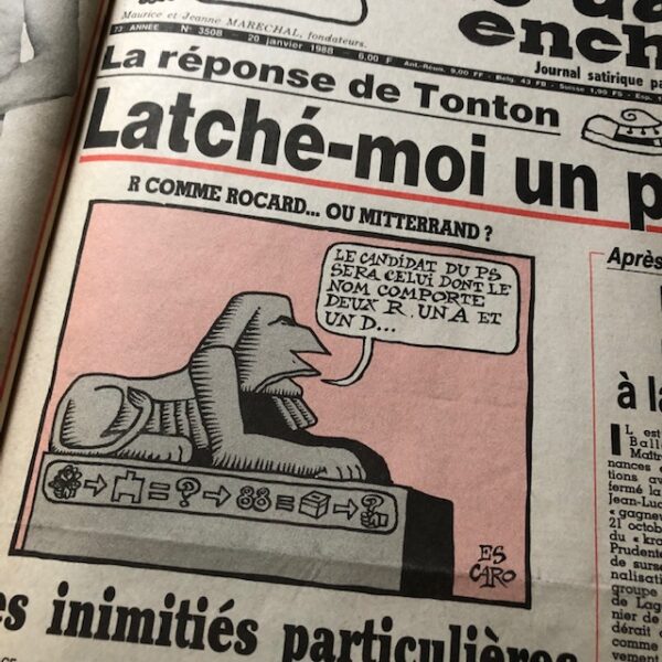 Année 1988 du Canard Enchaîné complète et brochée – Image 5